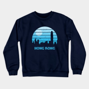 Retro Sunset Hong Kong Crewneck Sweatshirt